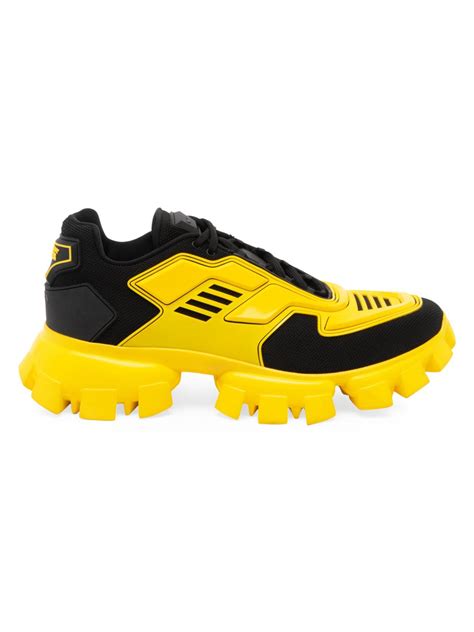 yellow prada sandals|prada sneakers black and yellow.